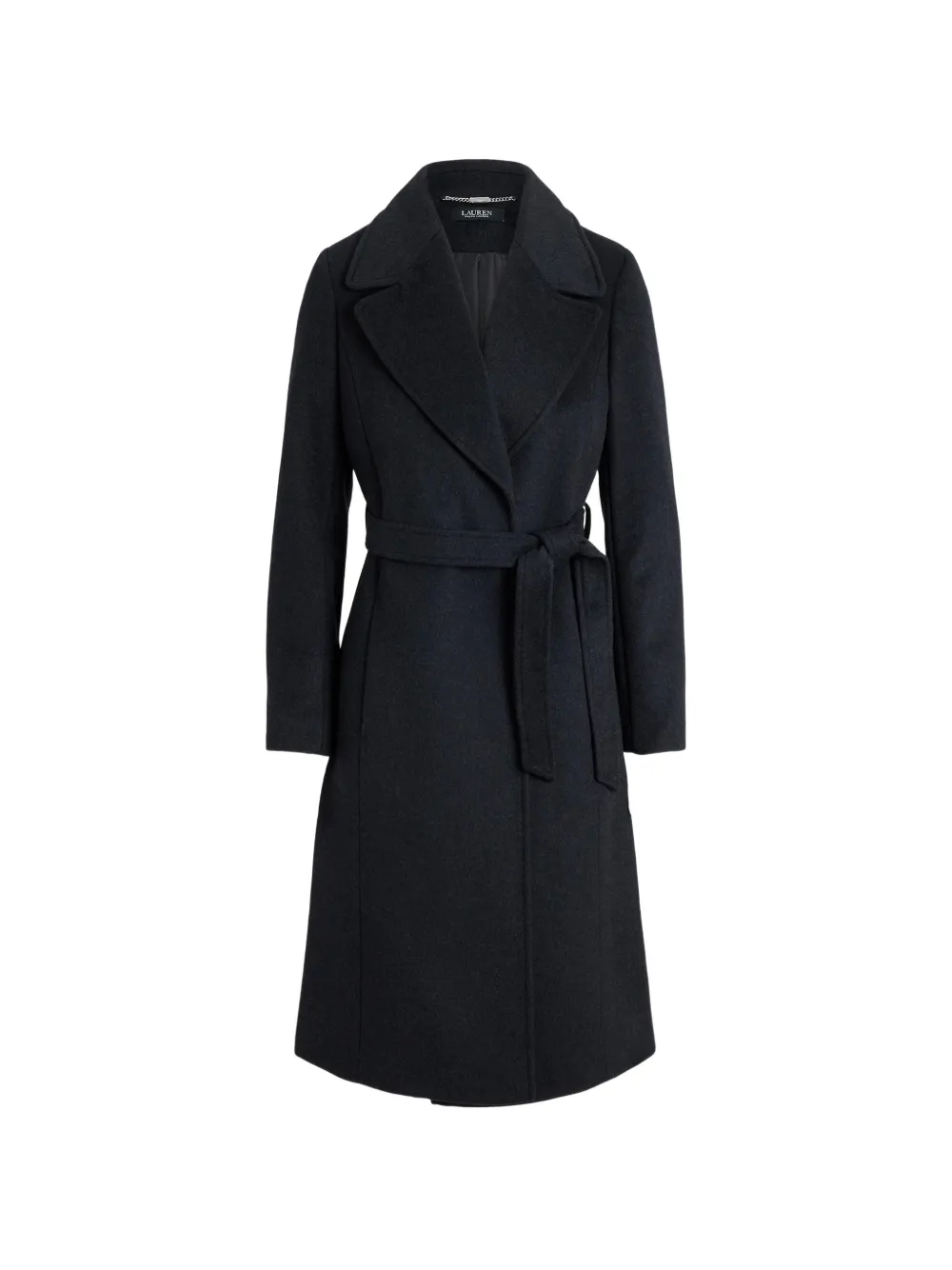 Lauren Ralph Lauren Cappotto monopetto con cintura - Grigio