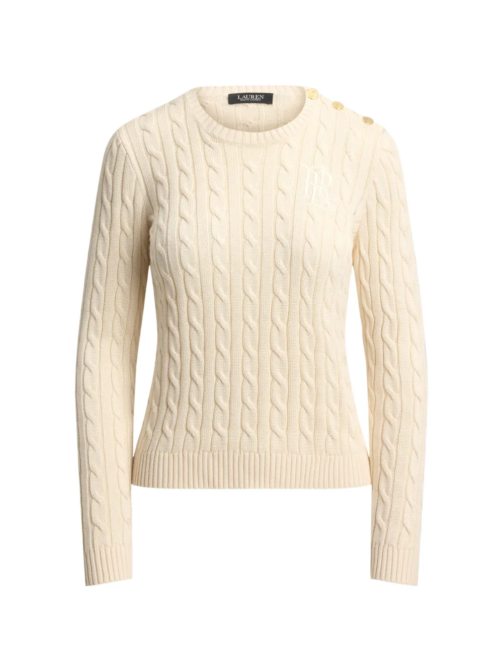 Lauren Ralph Lauren Maglione con bottoni - Toni neutri