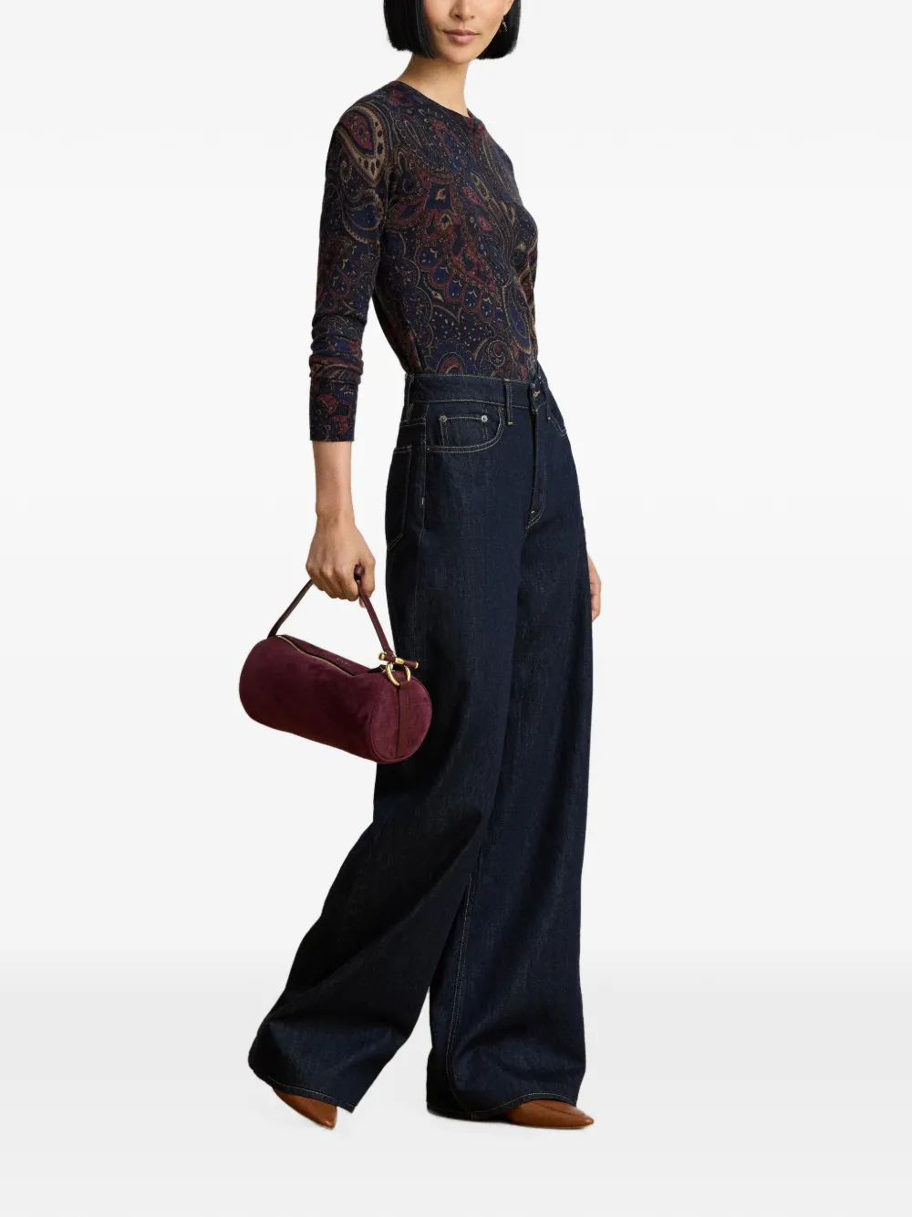 Lauren Ralph Lauren Trui met paisley-print Blauw