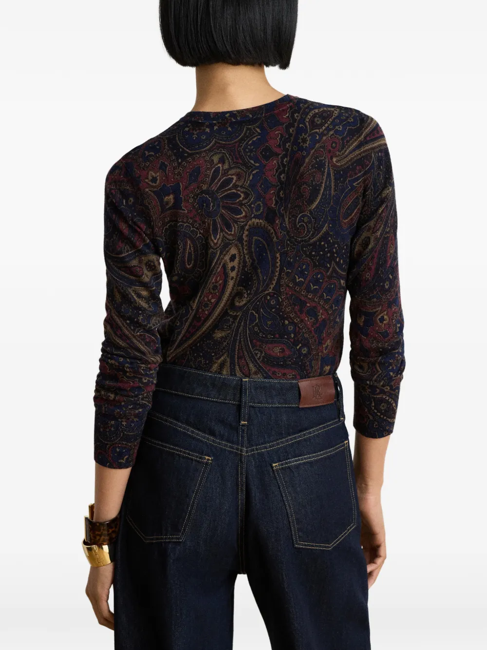 Lauren Ralph Lauren Trui met paisley-print Blauw