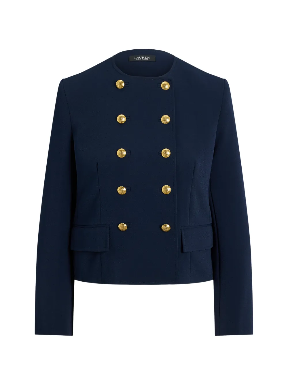 Lauren Ralph Lauren double-breasted sablé crepe jacket