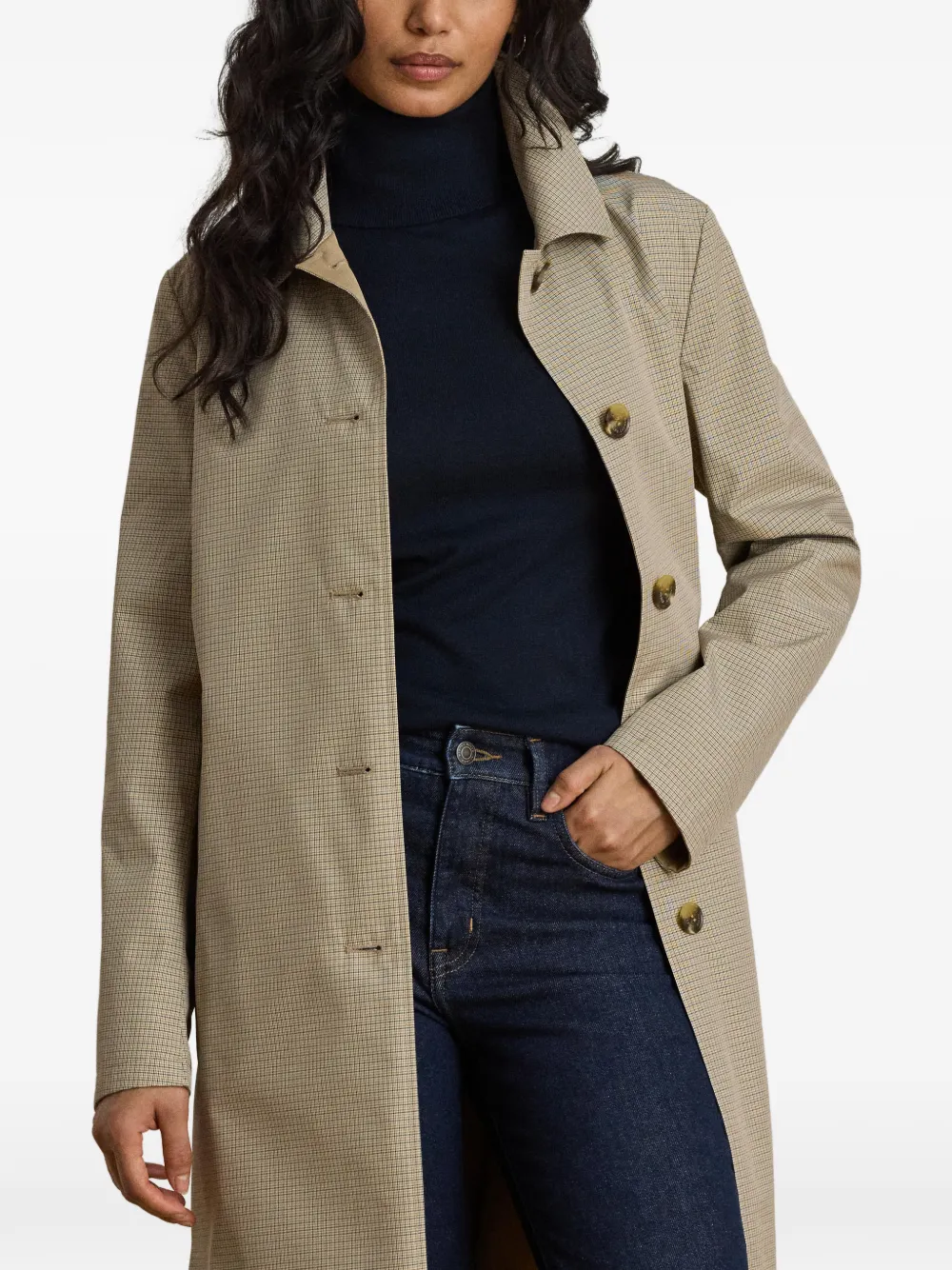Lauren Ralph Lauren Omkeerbare balmacaan jas Beige