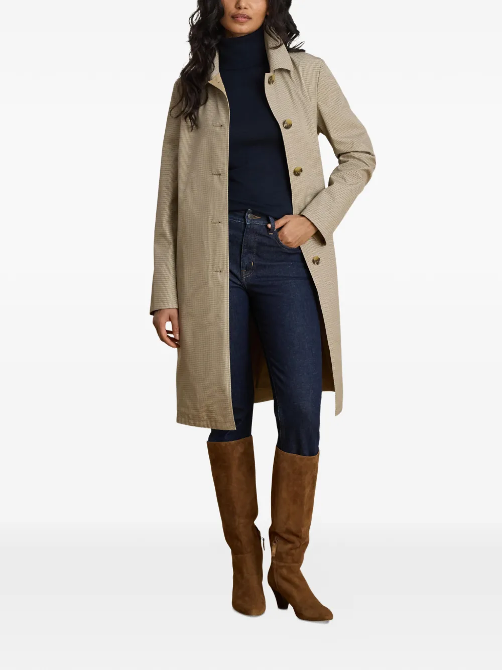 Lauren Ralph Lauren Omkeerbare balmacaan jas Beige