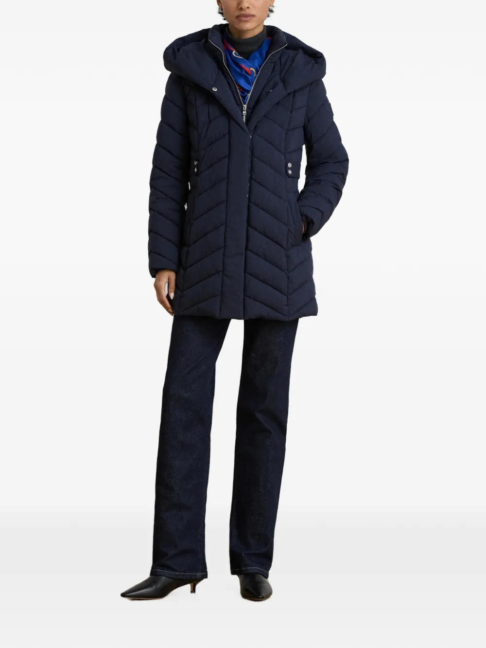 Lauren Ralph Lauren Gewatteerde jas Blauw