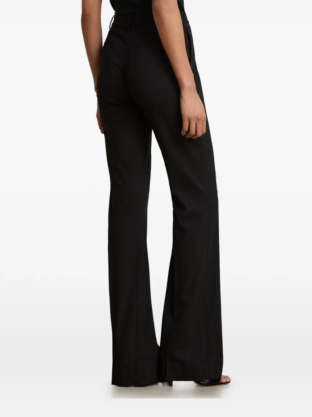 Lauren Ralph Lauren Stretch-crêpe straight broek Zwart