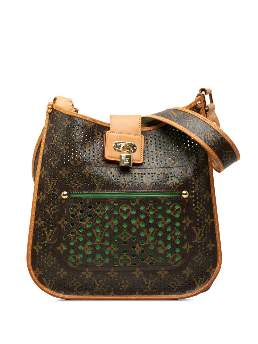 Louis Vuitton Pre-Owned 2000-2026 Monogram Musette Umhängetasche mit Lochmuster - Braun