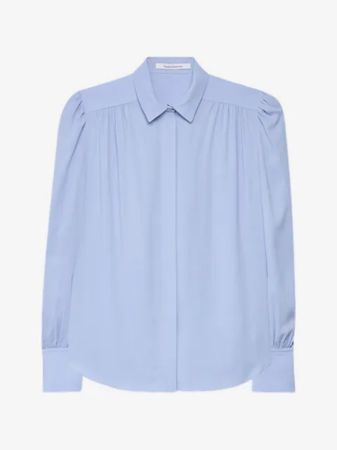 Another Tomorrow blusa fruncida