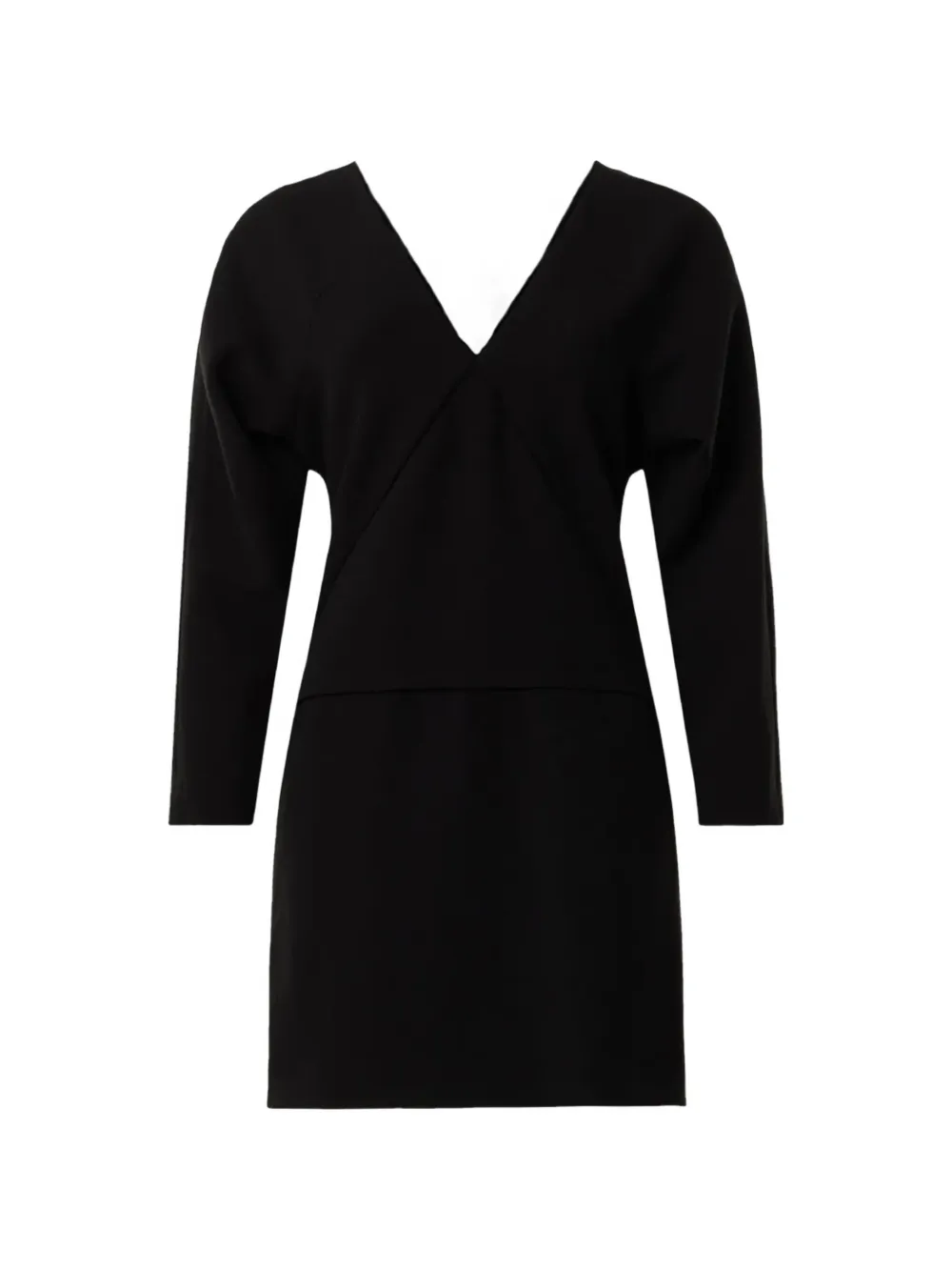 Another Tomorrow dolman-sleeve drop-waist dress