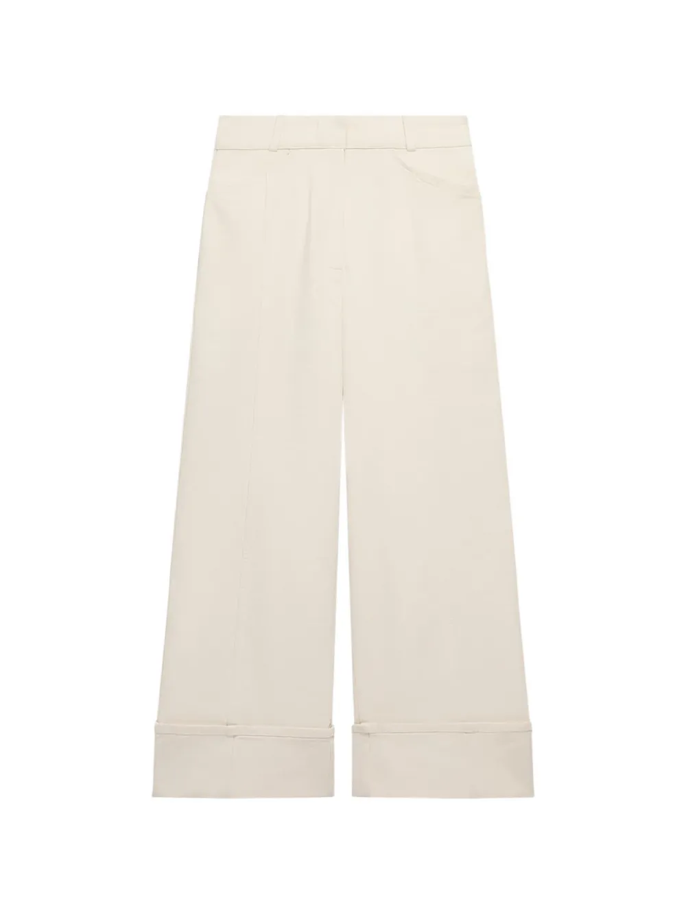 Another Tomorrow cuffed-hem jeans - Toni neutri