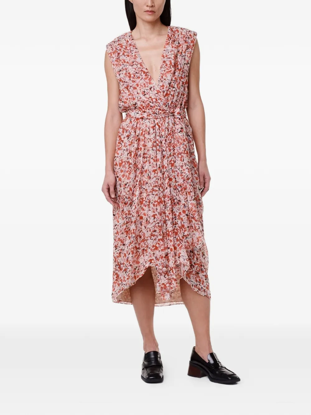 Another Tomorrow Asymmetrische jurk Roze