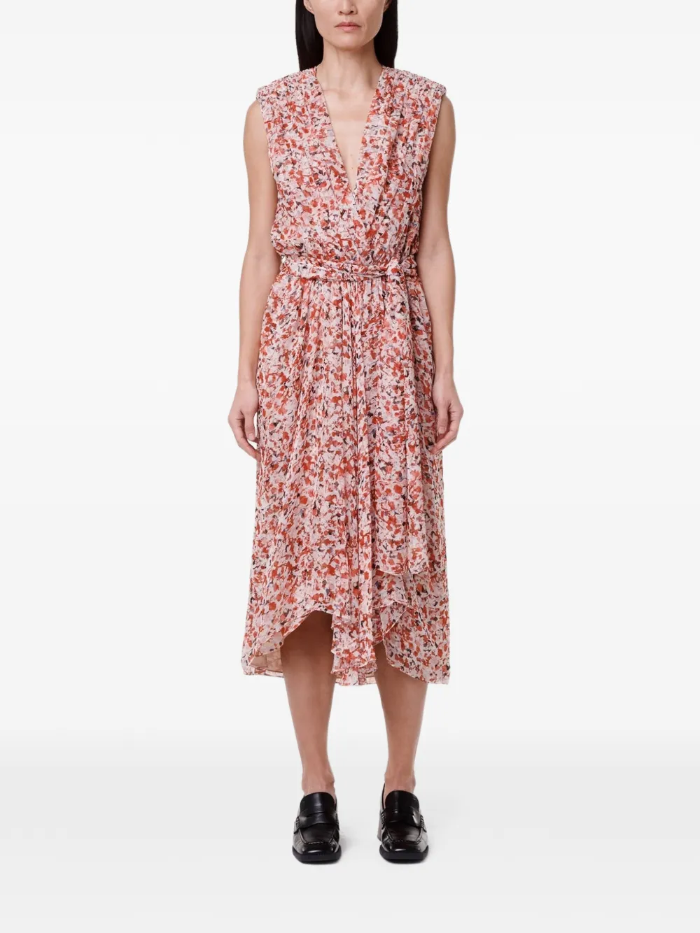 Another Tomorrow Asymmetrische jurk Roze