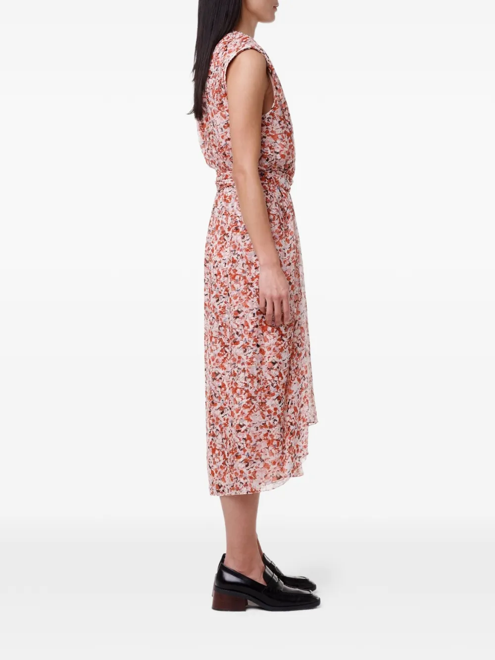 Another Tomorrow Asymmetrische jurk Roze