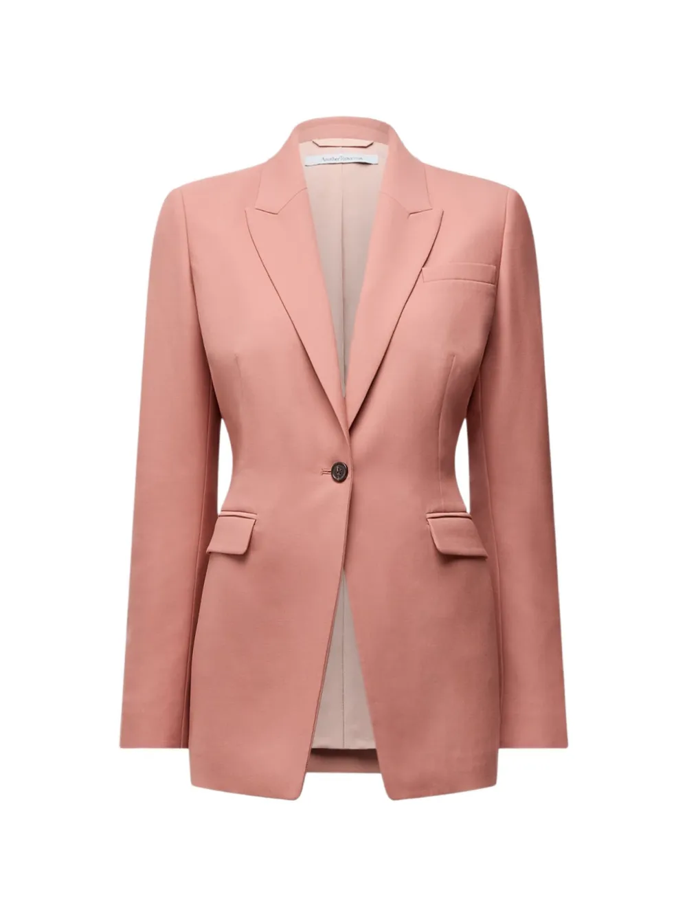 Another Tomorrow single-button peaked-lapel blazer - Rosa