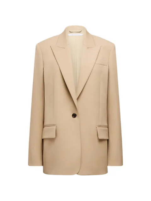 Another Tomorrow oversized peak-lapel blazer