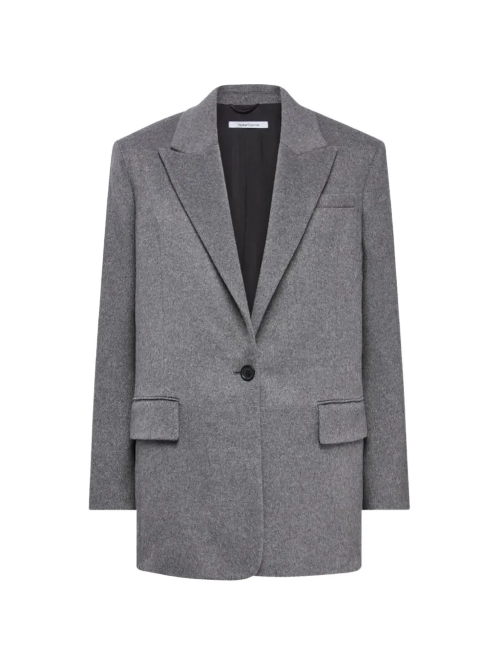 Another Tomorrow tailored cashmere blazer - Grigio