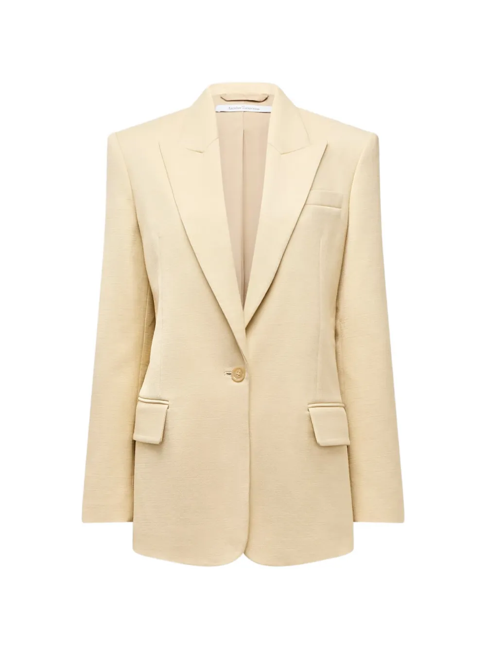 Another Tomorrow oversized tailored blazer - Toni neutri