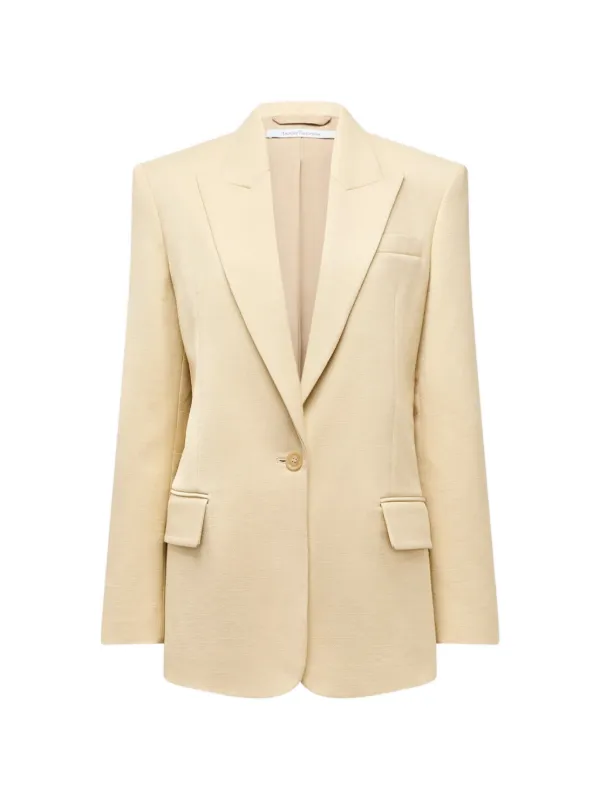 Another Tomorrow Oversized Tailored Blazer in Neutrals