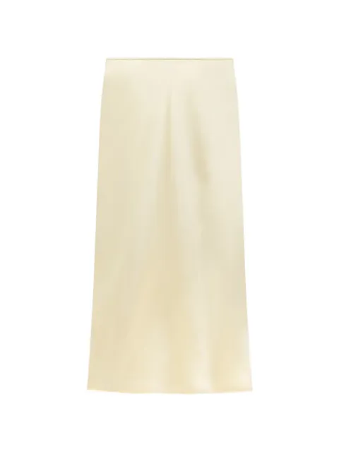 Another Tomorrow bias-cut midi skirt