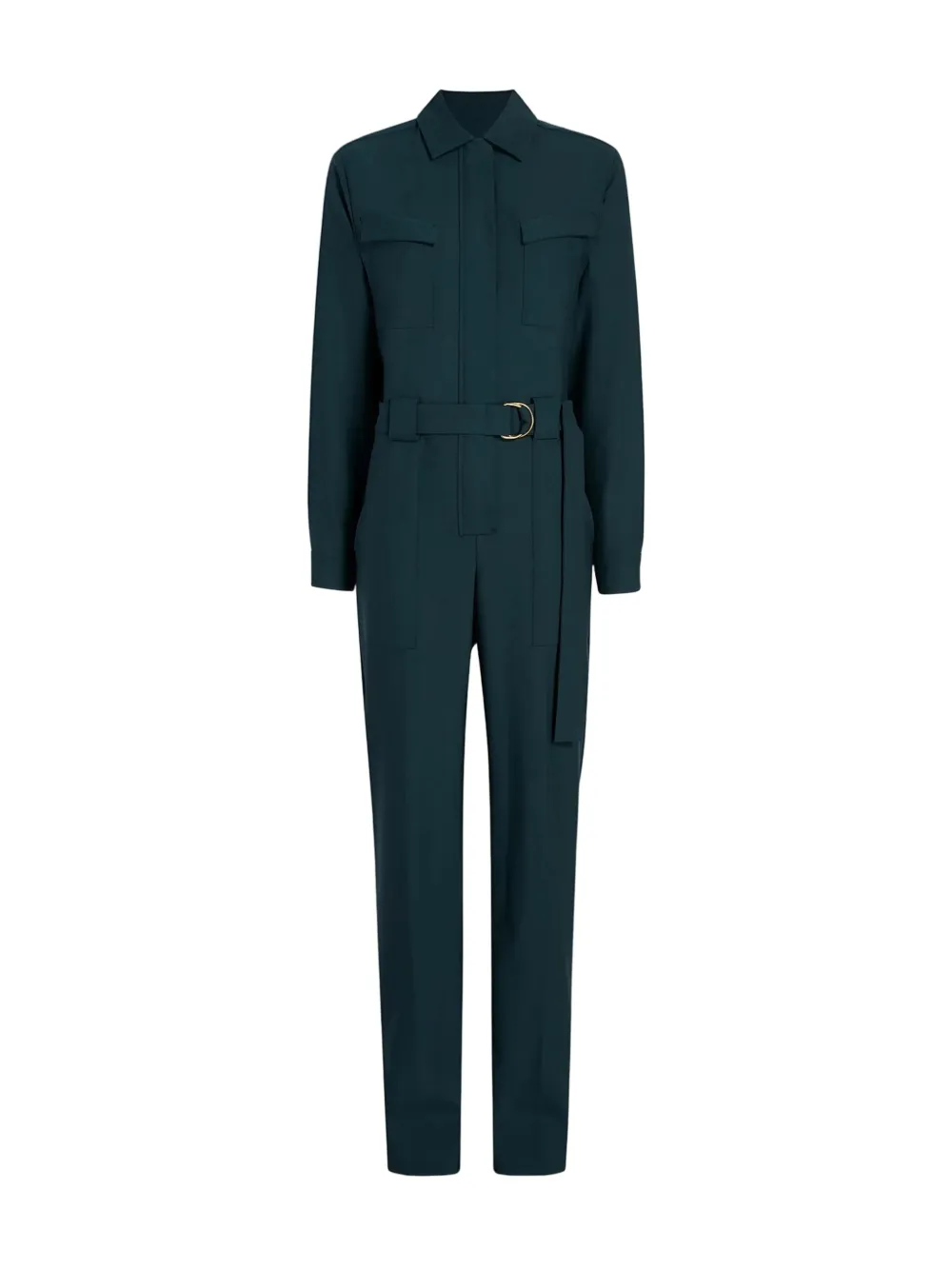 Another Tomorrow belted jumpsuit - Verde