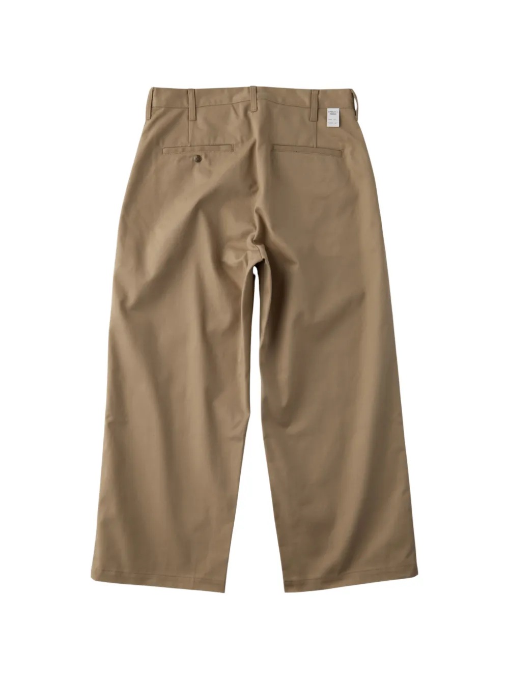 UNIVERSAL OVERALL Broek met wijde pijpen Beige