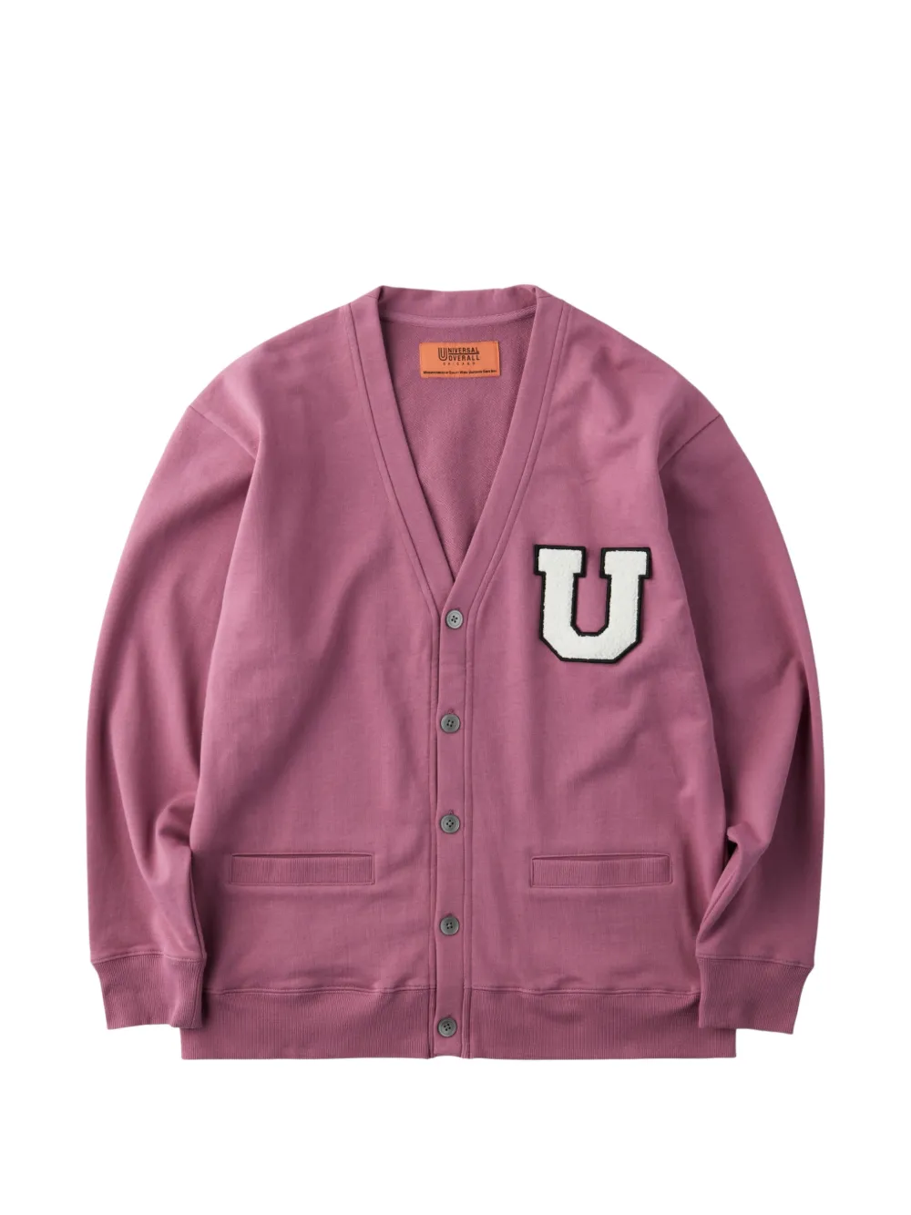 UNIVERSAL OVERALL Cardigan con scollo a V - Viola