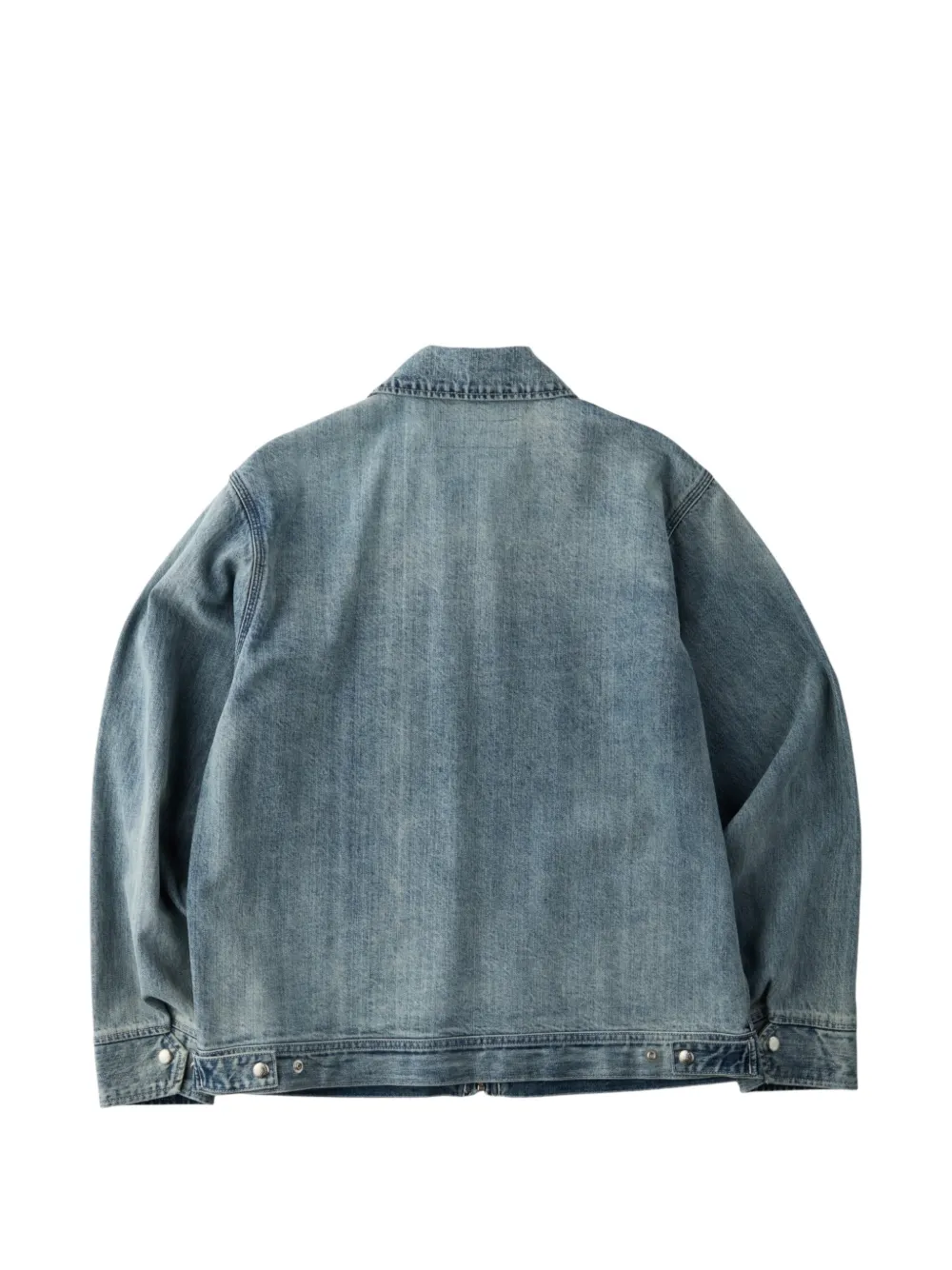 UNIVERSAL OVERALL Denim jack met rits Blauw