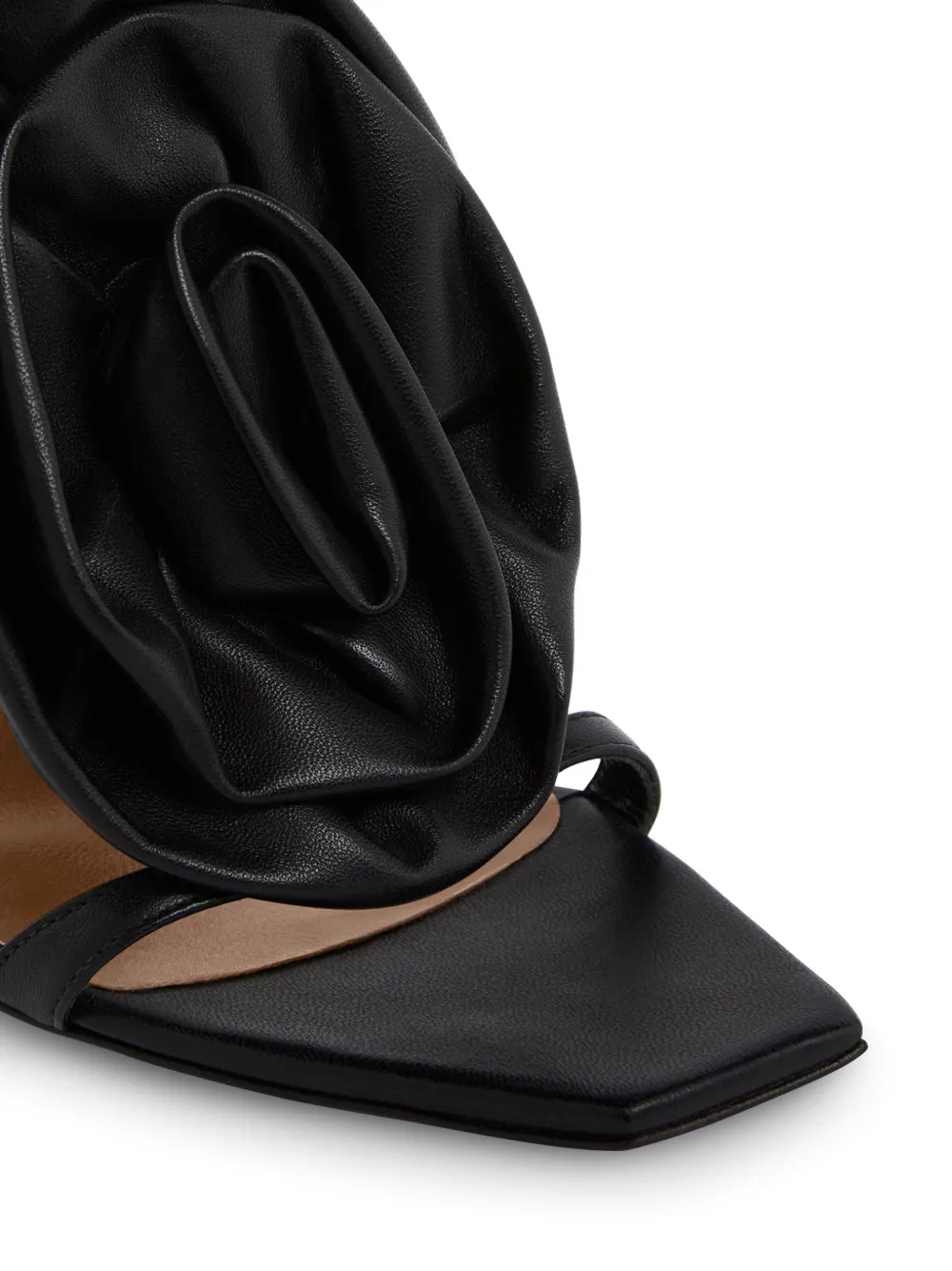 Giuseppe Zanotti Cursed Flower sandal 105 Zwart
