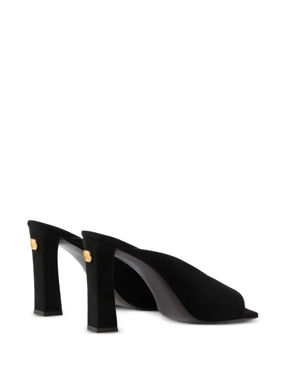 Giuseppe Zanotti Seal mules 90 Zwart