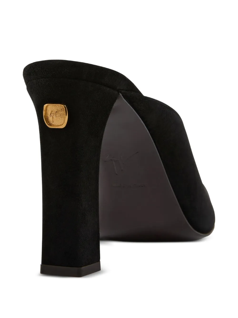 Giuseppe Zanotti Seal mules 90 Zwart