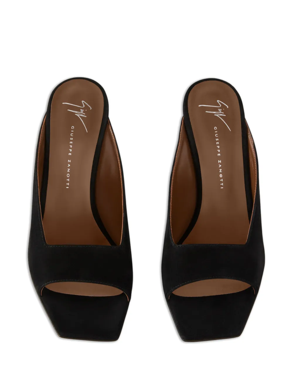 Giuseppe Zanotti Seal mules 90 Zwart