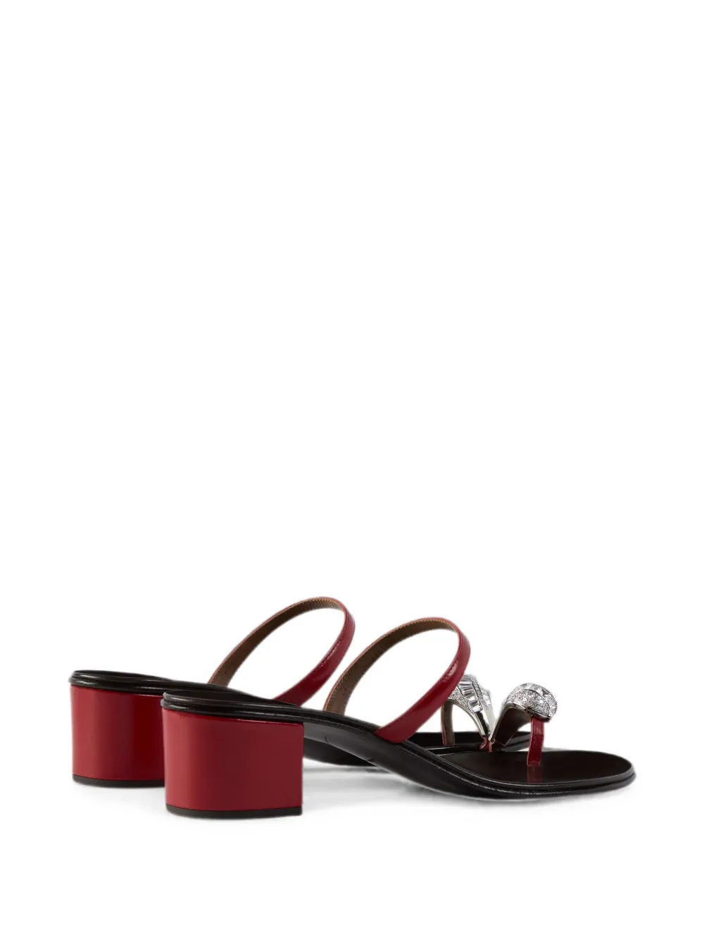 Giuseppe Zanotti Icon Ring40 sandals Rood