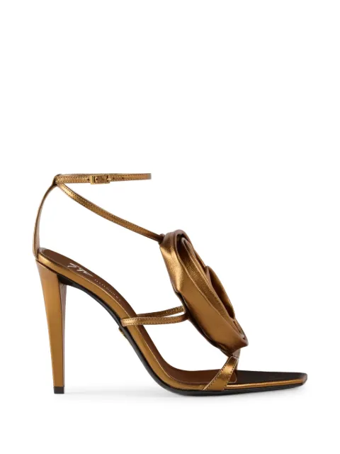 Giuseppe Zanotti sandalias Curded Flowers con tacón de 105 mm