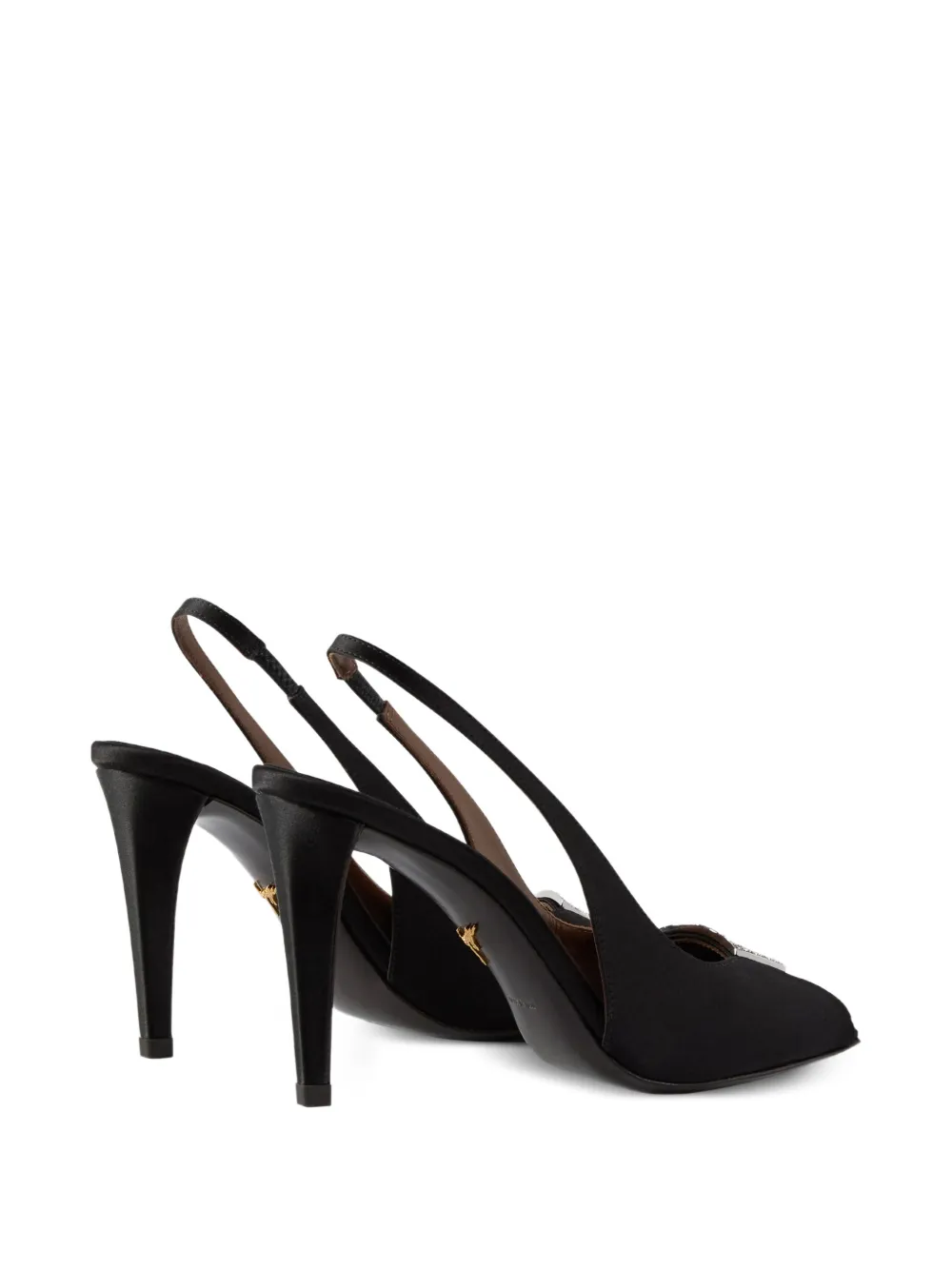 Giuseppe Zanotti La Nuit 90 slingback pumps Zwart