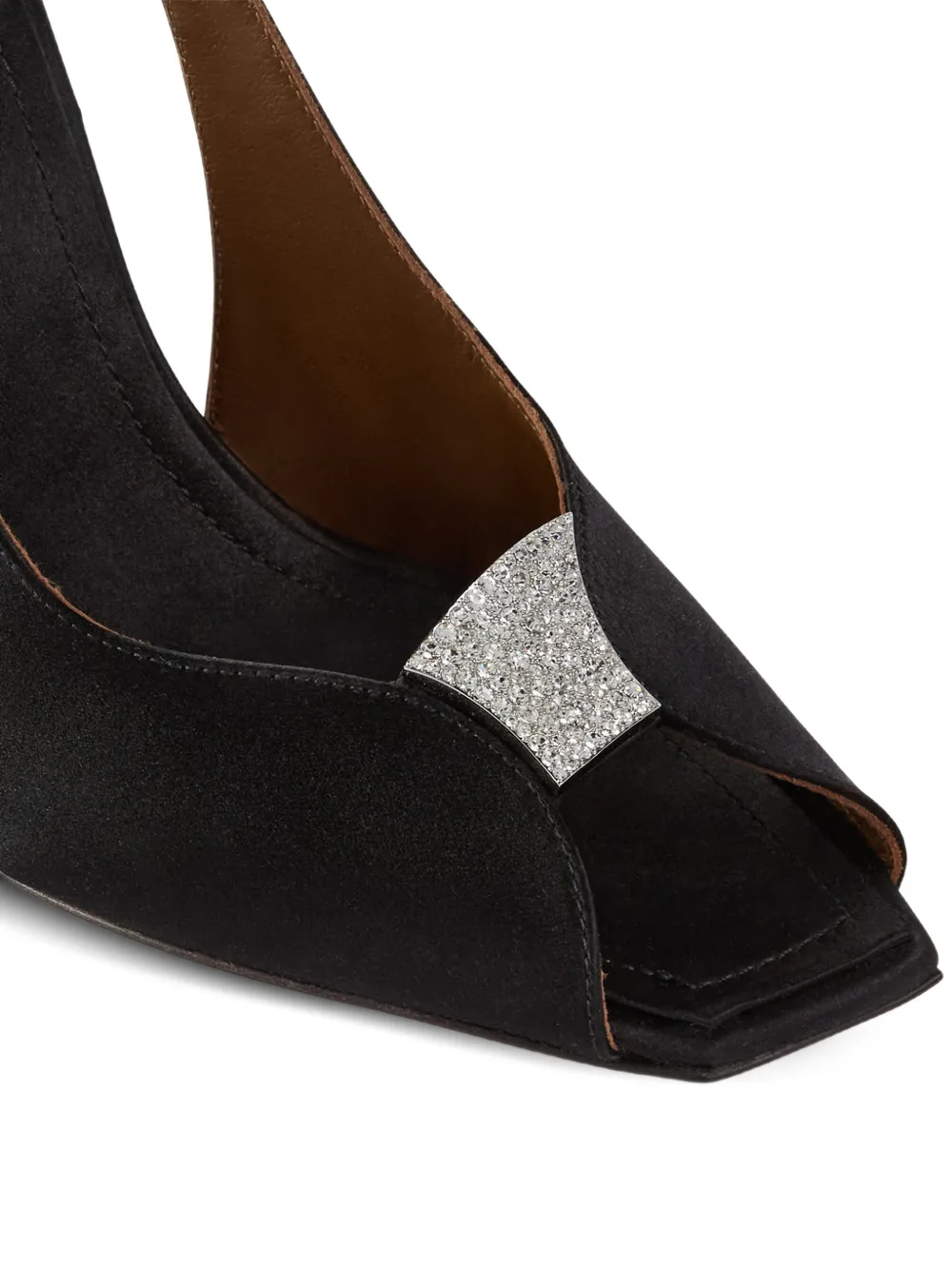 Giuseppe Zanotti La Nuit 90 slingback pumps Zwart