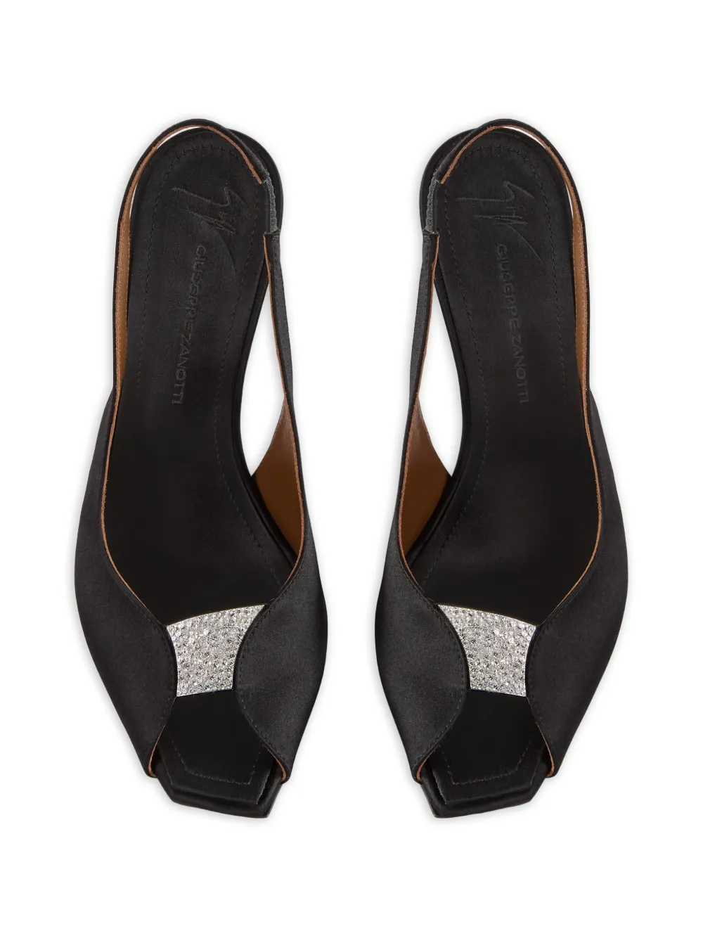 Giuseppe Zanotti La Nuit 90 slingback pumps Zwart