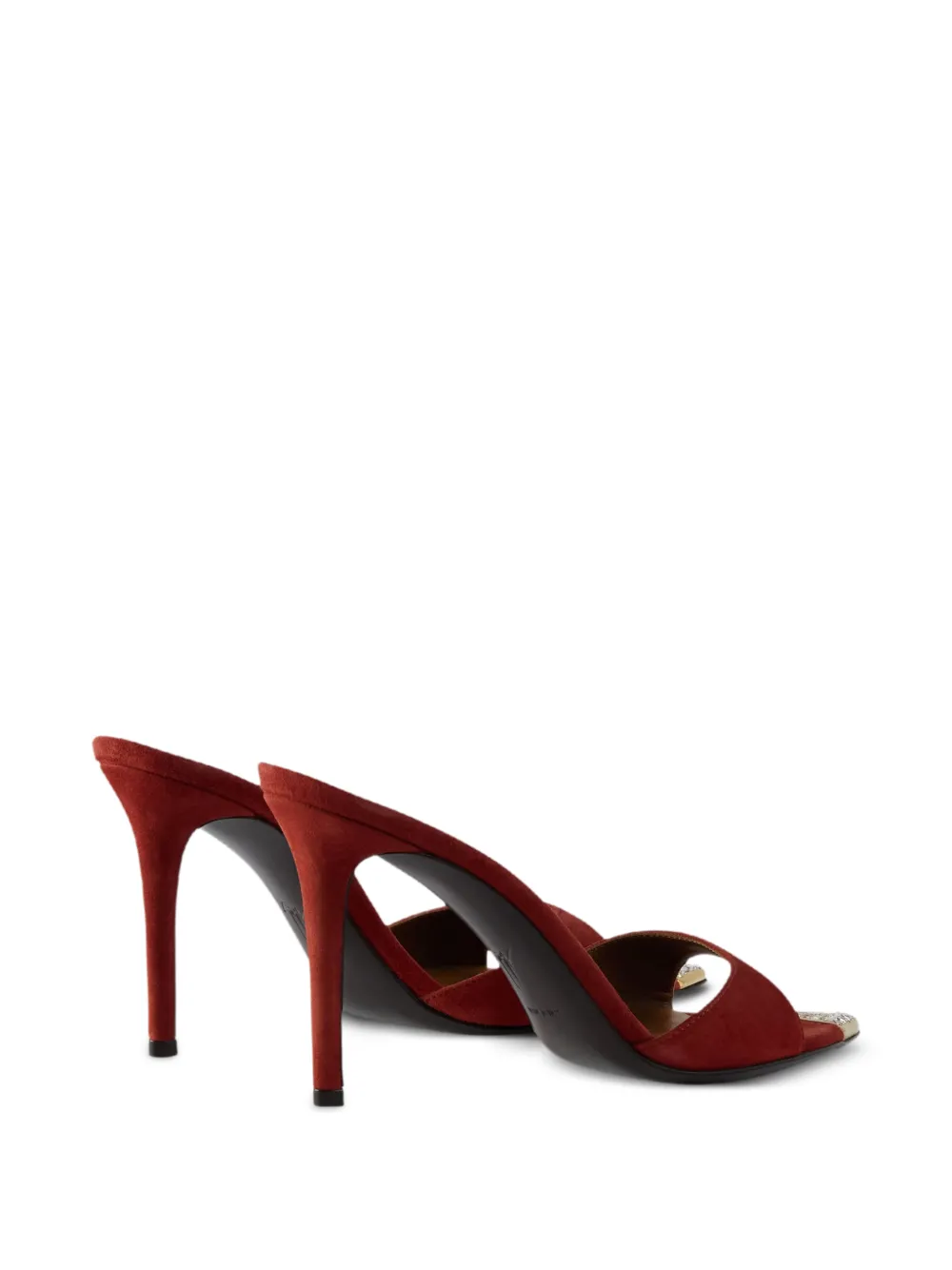 Giuseppe Zanotti Intriigo Jewelry mules 90 Rood