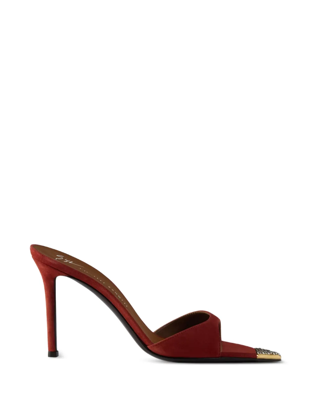 Giuseppe Zanotti Intriigo Jewelry mules 90 - Rosso