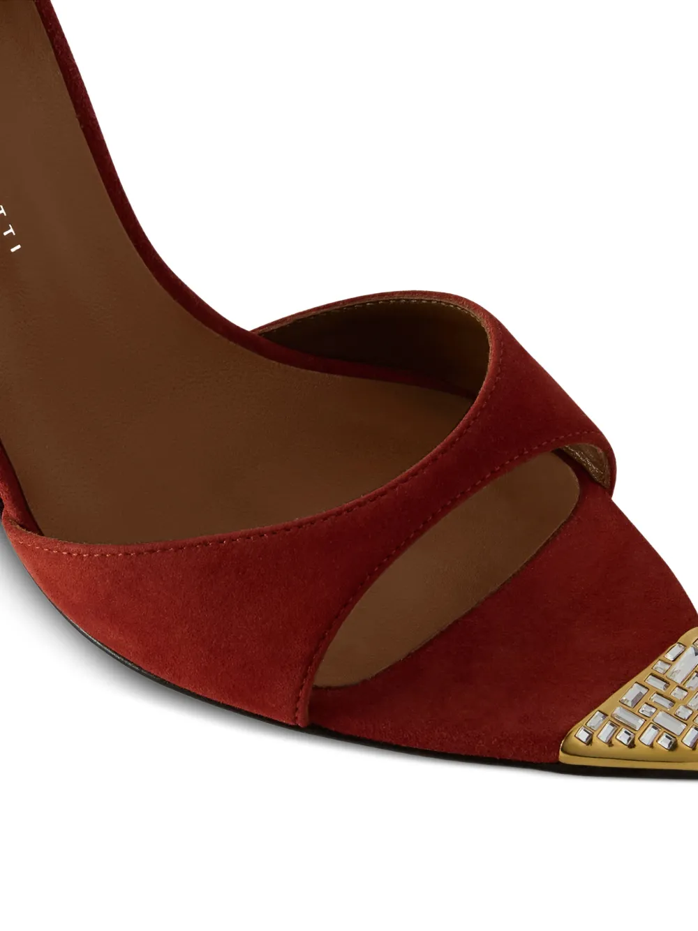 Giuseppe Zanotti Intriigo Jewelry mules 90 Rood