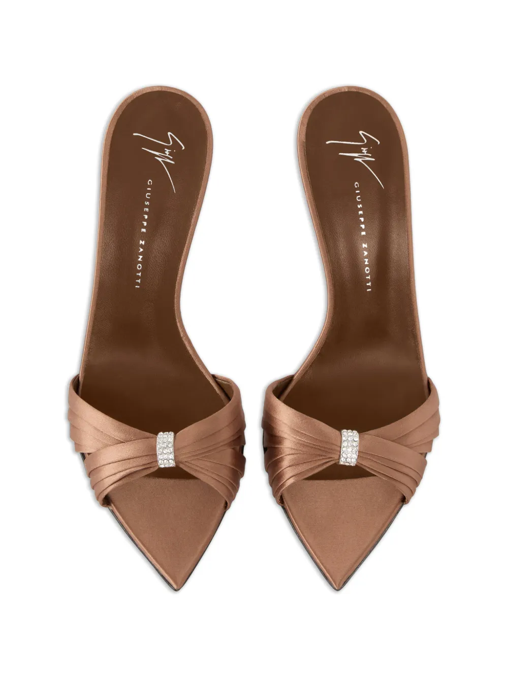 Giuseppe Zanotti Lumière mules 90 Beige