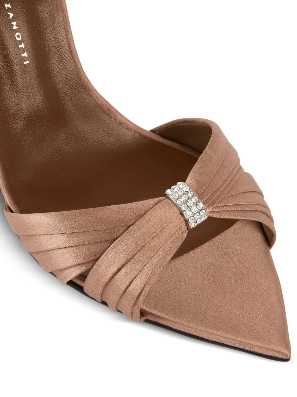 Giuseppe Zanotti Lumière mules 90 Beige