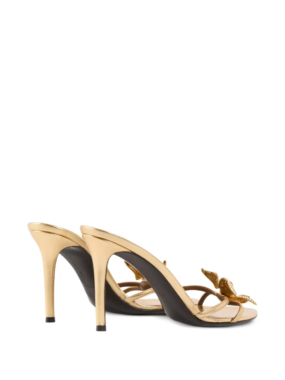Giuseppe Zanotti Mariposa mules 90 Goud