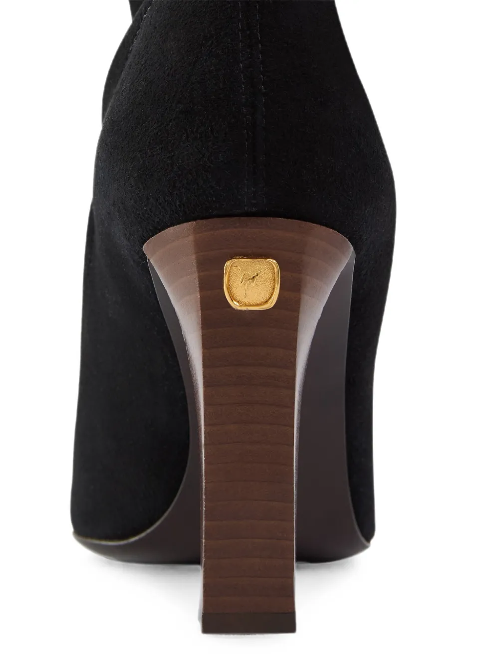 Giuseppe Zanotti Seal stretch bootie 90 Zwart