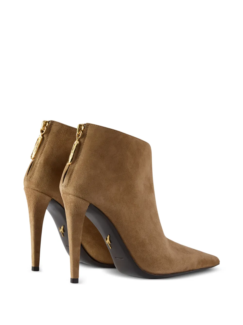 Giuseppe Zanotti Desire enkellaarzen 105 mm Bruin