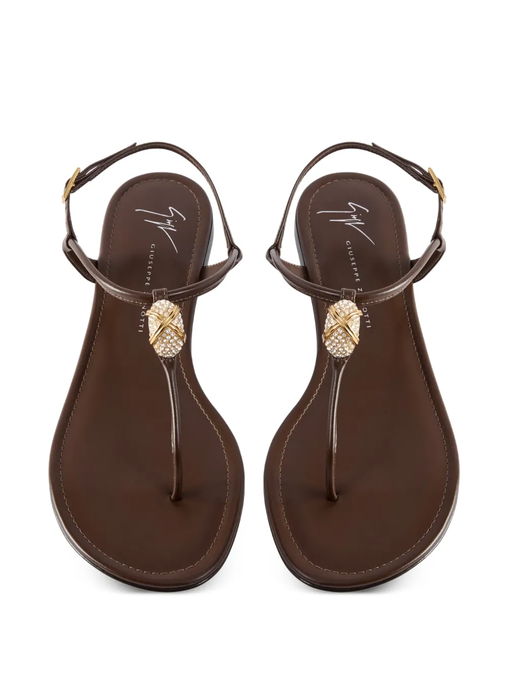 Giuseppe Zanotti Cocktail flat sandals Bruin