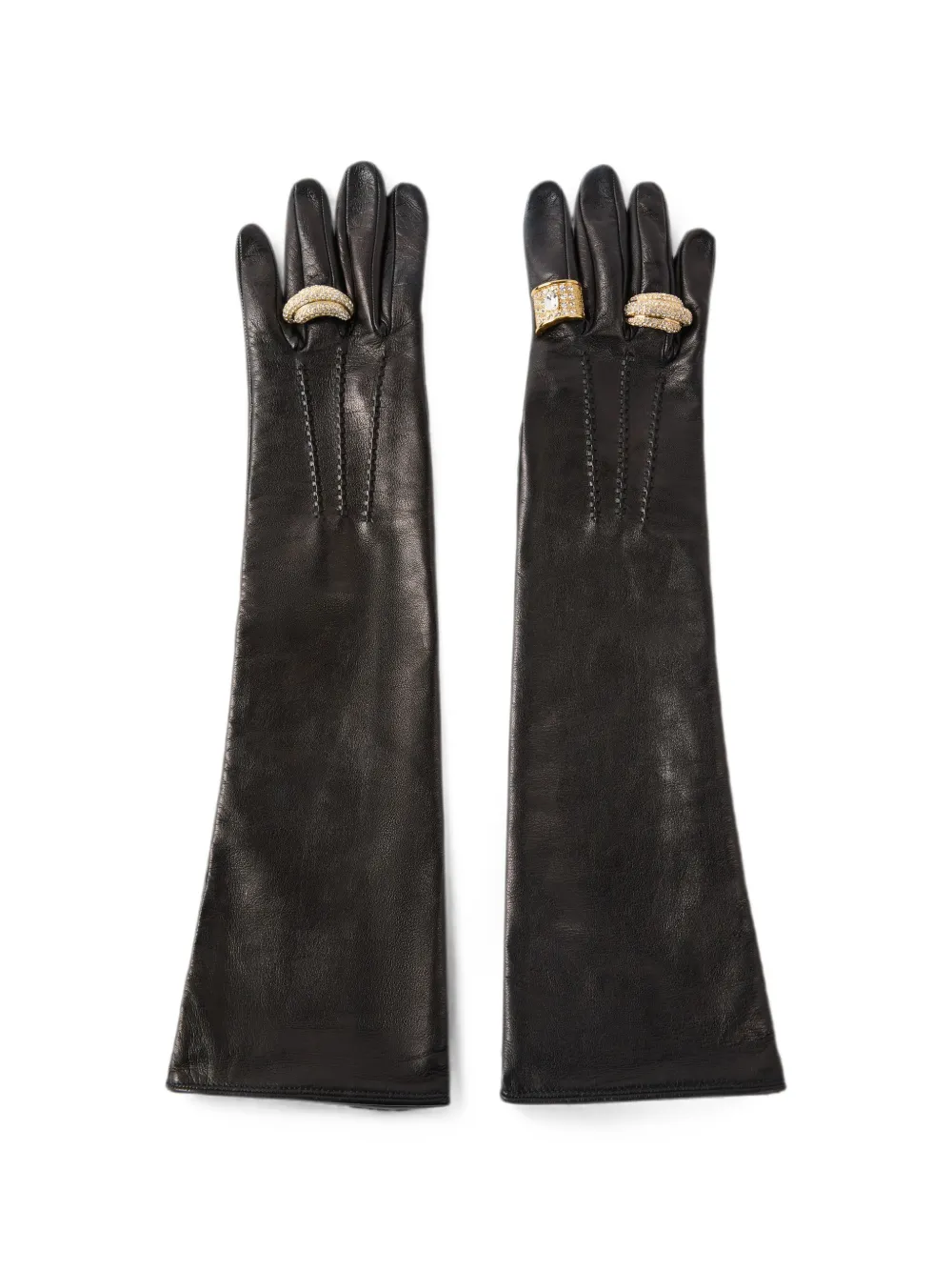 Giuseppe Zanotti Guanti Enigme - Nero
