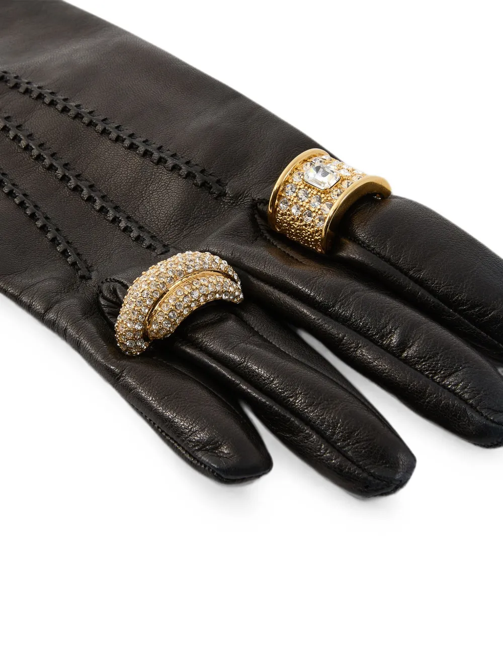 Giuseppe Zanotti Enigme handschoenen Zwart