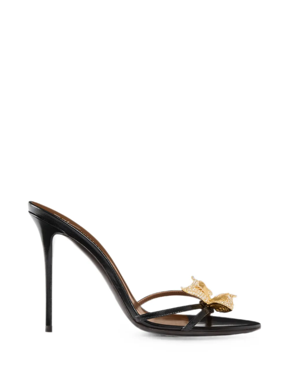 Giuseppe Zanotti Mariposa mules 105 Zwart