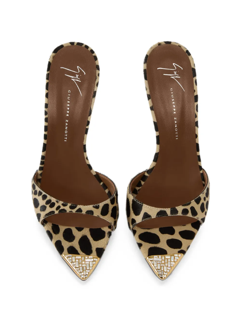 Giuseppe Zanotti Intriigo Savage mules 105 Beige