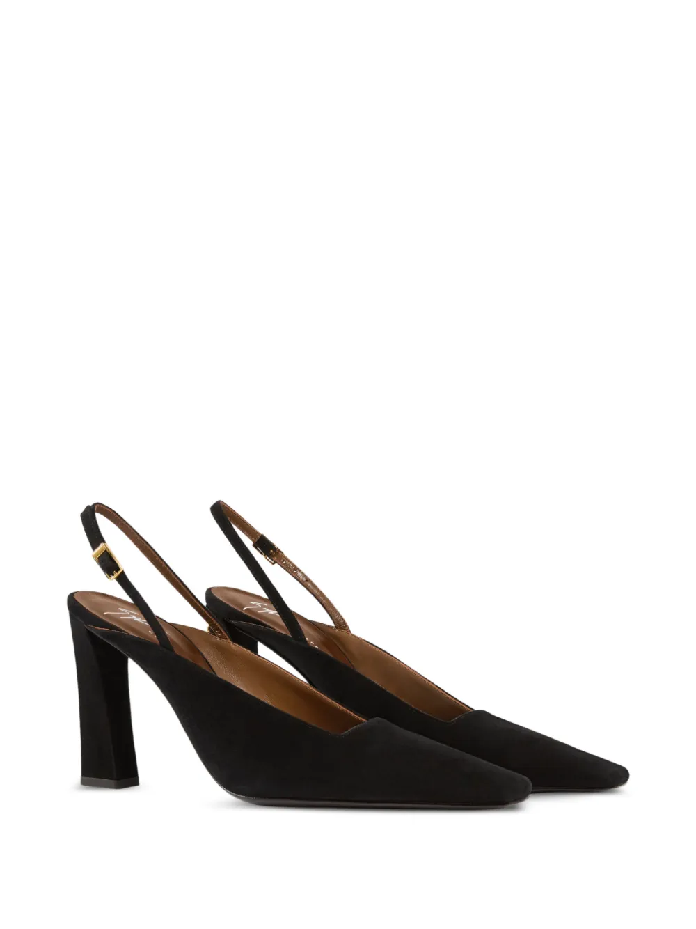 Giuseppe Zanotti Seal slingback 90 pumps Zwart
