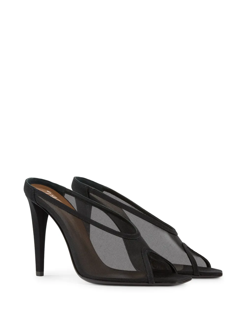Giuseppe Zanotti Guepiere mules 105 Zwart